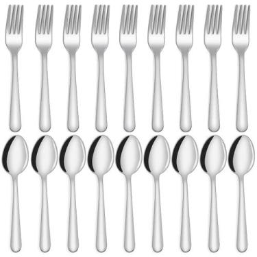Imagem de Conjunto de talheres Unokit Food Grade em aço inoxidável de 24 peças
