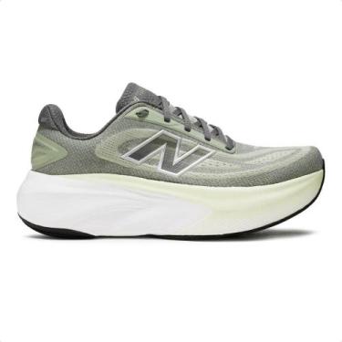 Imagem de Tênis New Balance More V6 Masculino, 40, Verde, Cinza