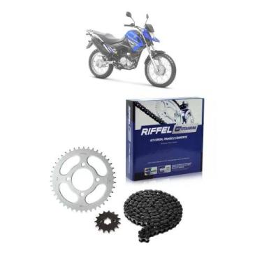 Imagem de Kit Relação Transmissão Riffel XTZ 150 Crosser 2014-2017