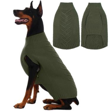 Imagem de IECOii Suéter extra grande para cães, 3GG, suéter para cães grandes, meninas, meninos, roupas para cães de Natal, suéter grande, roupas quentes de Natal, suéteres para cães grandes, para labrador,