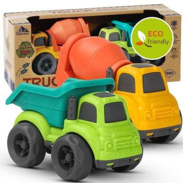 Imagem de Car Toys Aigitoy Dump Truck Mixer Cement, criança de 1 a 3 anos