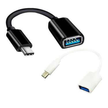 Imagem de Cabo Adaptador USB Otg Fêmea Tipo C Macho para Pendrive Usb Celular Tablete Notebook