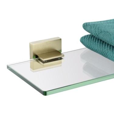 Imagem de Prateleiras de parede KOKOSIRI Prateleira de vidro flutuante 40x14cm B