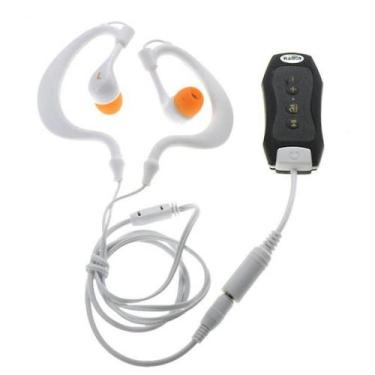 Imagem de Esportes 4gb Clip Impermeável Ipx8 Mp3 Player Fm Natação Mergulho+Fone
