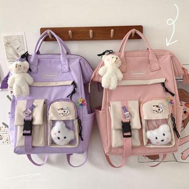 Imagem de Mochila Kawaii Mochila Menina Fofa Wat Verde - Lightbek Official Store