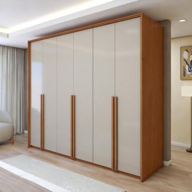 Imagem de Guarda Roupa Style 6 Portas 4 Gavetas 100% Mdf - Móveis Lopas