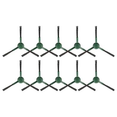 Imagem de (Pacote com 10) Escova lateral de substituição compatível com iRobot Roomba Combo Essential Robot Vacuum and Mop Y0140, escovas laterais de aspirador de pó robótico, kit de escovas laterais de nylon