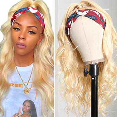 Imagem de Peruca de cabelo humano loiro mel 613 densidade 130% cabelo virgem brasileiro feito à máquina perucas para mulheres 35,5 cm