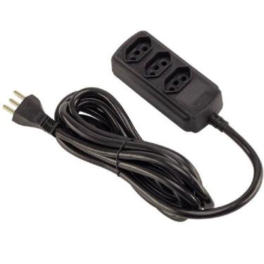 Imagem de Extensão 3 Tomadas Tripolar 20 Amperes 3 Metros - 180200332 - FORCELIN