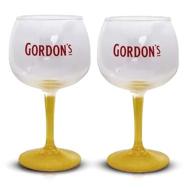 Imagem de Taças de Vidro Gordons Gin 2uni 600ml - Pink / Amarelo