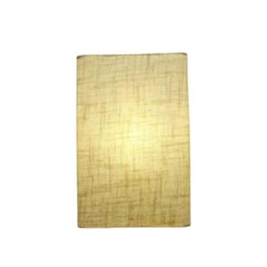 Imagem de Arandela Retangular Retro Vivare Md-2029 Cúpula Em Tecido 18x10x30cm - Bivolt Rustico-bege 127-220v