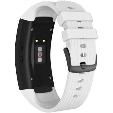 Imagem de Pulseira de relógio compatível Samsung Gear Fit2 Pro Band Solft Silico