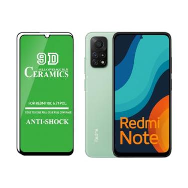 Imagem de 2 Películas de Cerâmica 9D todos modelos Redmi: 13 13s 12 12s 11 11s 10 10s 9 8 Pro 5G Note (Kit de Limpeza)