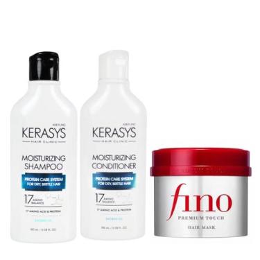 Imagem de Kerasys & Fino Kit (Duo Moisturizing 180ml + Fino Premium Touch Hair M