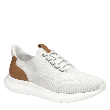 Imagem de Johnston and Murphy Tênis masculino Amherst 2.0 de malha simples, Malha branca, 8