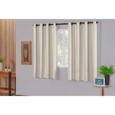 Imagem de Cortina Blackout em PVC Corta Luz 2,20 x 1,30 para Quarto Sala Cozinha