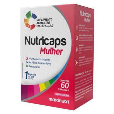 Imagem de Nutricaps Mulher Polivitaminico 60 Capsulas Maxinutri-Unissex