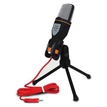 Imagem de Microfone condensador de tripé SF-666 semiprofissional - Lightbek Offi