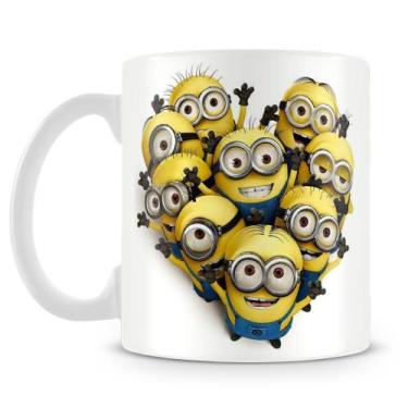 Imagem de Caneca Personalizada Minions de Porcelana (Mod.3) - 325ml - Amo Caneca