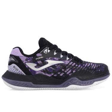 Imagem de Tênis Joma Point Lady - Clay Saibro - Preto e Roxo