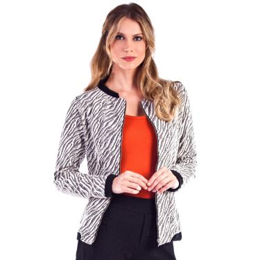 Imagem de Jaqueta Pau a Pique Bomber Zebra Preto PRETO - P