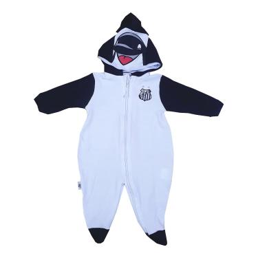Imagem de Macacão Bebê Santos Mascote com Gorro Oficial