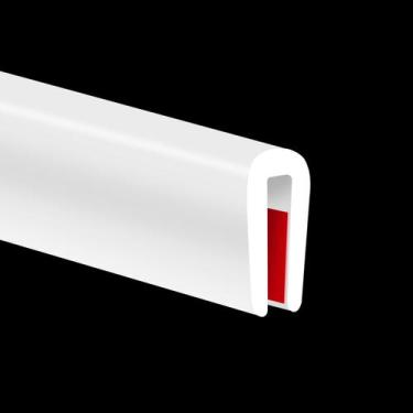 Imagem de Edge Trim YANRUIPRO Rubber Flexível à Prova de Bebês, 20 pés, branca