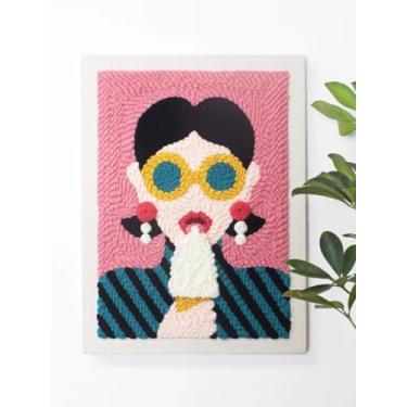 Imagem de Craftdiam Dente de perfuração para iniciantes – Kit para iniciantes – Kit DIY – Decoração de parede simples | Decoração de casa – Presentes para ela – Presentes de Dia dos Namorados (rosa)