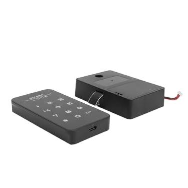 Imagem de Hyuduo Fechadura Eletrônica do Gabinete do Teclado de Toque, Fechadura de Combinação de Código de Senha Digital Sem Chave Com Energia de Emergência USB para Móveis DIY Material ABS
