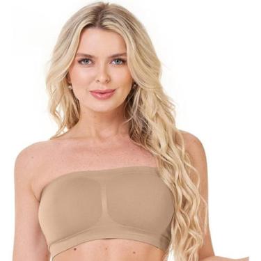 Imagem de Sutiã Faixa S/ Costura Top sem alça S/ Bojo  - ZEE RUCCI, Chocolate, P