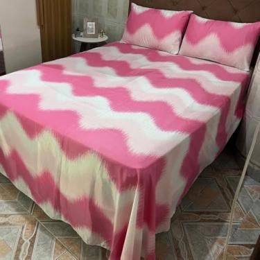 Imagem de Jogo Lençol Casal Padrão 3pçs Box 120 Fios Toque Aveludado(10-casal)