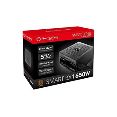 Imagem de Fonte 650W Tt Smart Bx1 All Flat Cables 80+Bronze Ps-Spd-0650Nnfabb-1* Thermaltake, PS-SPD-0650NNFABB-1*, Fontes de Alimentação