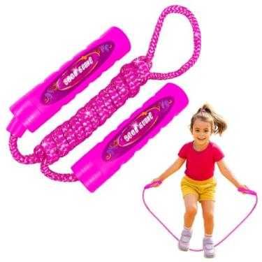 Imagem de Brinquedo Pula Corda infantil pular (Rosa)