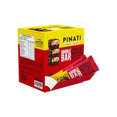 Imagem de Barra de Amendoim e Brigadeiro Cobertura Chocolate Meio Amargo