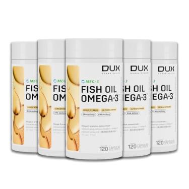 Imagem de Kit 5 Ômega 3 Dux Fish Oil 430mg 120 Cápsulas
