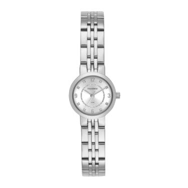 Imagem de Mondaine Relógio Feminino Prata Caixa Pequena Brilho Metálico