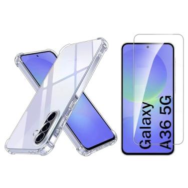 Imagem de Capa Capinha Anti Impacto + Película de Vidro 3D para Samsung Galaxy A36