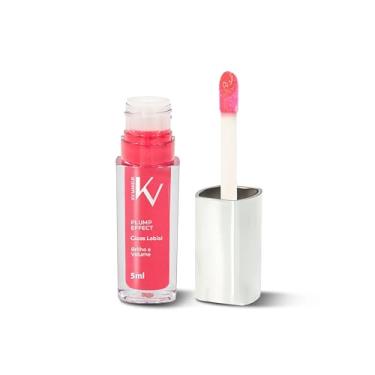 Imagem de KV MAKEUP Gloss Labial Plump Pulse Effect, Brilho e Volume, Rosa, 5ml
