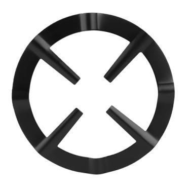 Imagem de Anel de suporte Wok, prateleira de panela de café preta de ferro inoxidável, prateleira redonda para queimador de fogão, utensílios de cozinha