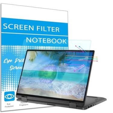 Imagem de Pacote com 2 protetores de tela antiluz azul para laptop Dell Inspiron 7445 7441 7440 7420 7425 7430 7435 14 polegadas, película de filtro de luz azul e antirreflexo para o novo Inspiron 14 2024 2023