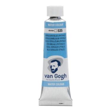 Imagem de Tinta Aquarela 10 Ml Talens Van Gogh Serie 1 Cerulean Blue (Phthalo) 5