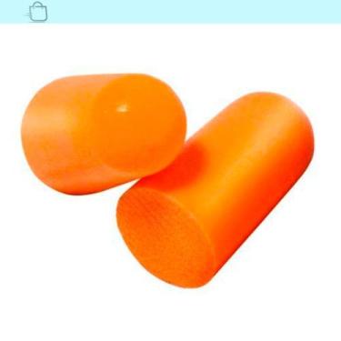 Imagem de Protetor Auricular 3M Espuma Ouvidos Abafador 50 Pares, Laranja, 20