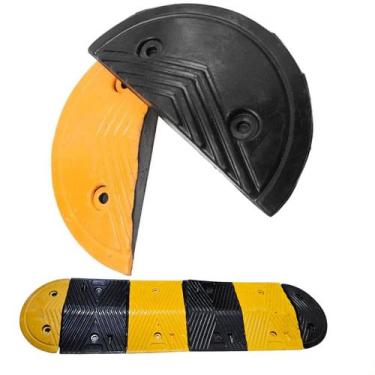 Imagem de Acabamento Lateral Lombada Quebra Molas Redutor Velocidade Estacioname