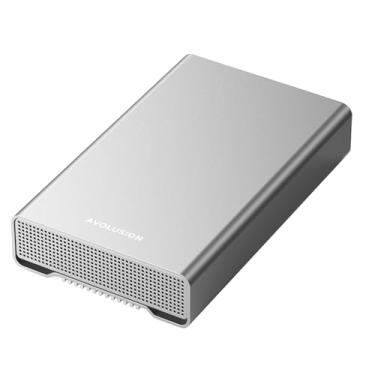 Imagem de Avolusion Disco rígido externo PRO-G2 14TB USB 3.2 Gen 2 (10Gbps) USB-C para Windows/MacOS (prata)