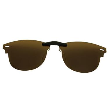 Imagem de COODY Óculos de sol polarizados CLIP-ON para Ray-Ban RB5154 49 x 21 51 x 21 tamanho multicolorido opção, Marrom, 49x21