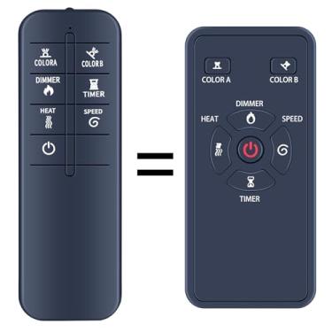 Imagem de WDZP Novo controle remoto de substituição para lareira elétrica Rintuf 36C3 RFS-230