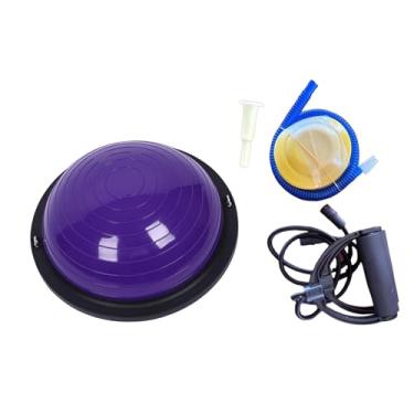 Imagem de Aymzbd Bola de Equilíbrio, Equipamento de Exercício, Treino de Core, Base Antiderrapante, Treinamento de Equilíbrio, Bola de Exercício para Fitness, Academia, Roxo