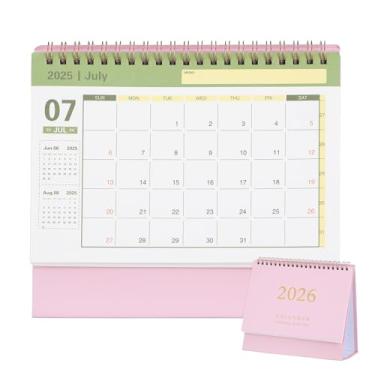 Imagem de DIYEAH Calendário de Mesa 2026 Com, Organizador Mensal Pequeno para Planejamento E Organização Em Casa, E Escritório.
