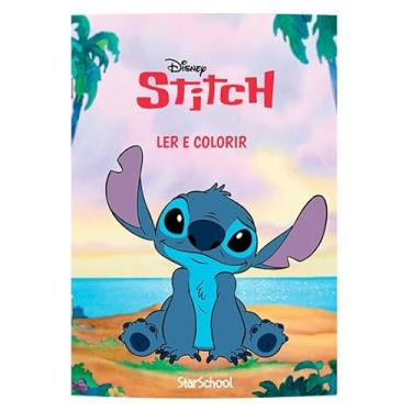 Imagem de Starschool Livro Stitch História e Colorir 5x1 | Ler e Colorir com Histórias da Disney | Diversão e Educação para Crianças 4 a 8 anos | Ilustrações para Pintar e Aventuras de Lilo & Stitch