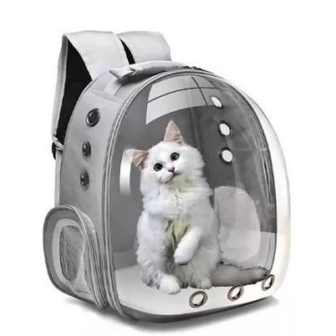 Imagem de Mochila Transporte Pet Gato Cachorro Animais Pequeno Medio Porte Bolso